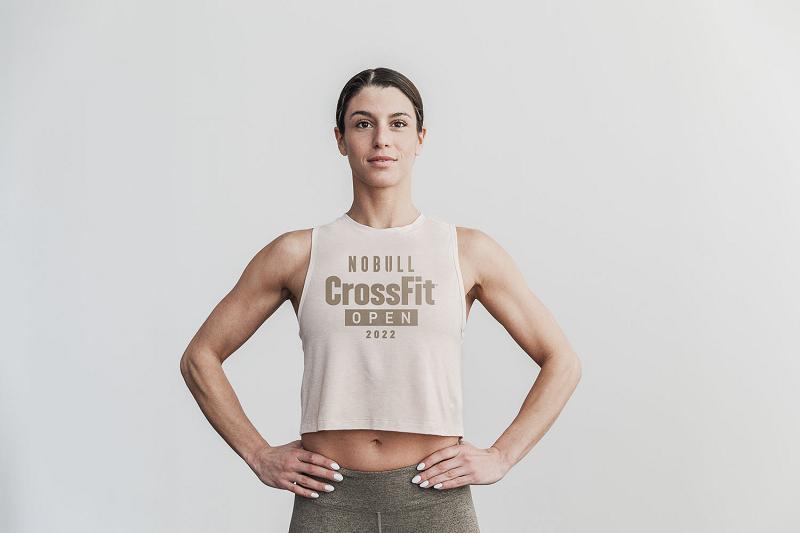 Women's Nobull WoCrossfit Open<Sup>®</Sup> 2022 Muscle Tanks Beige | SG N3205W